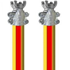 Heavy Duty Wire Reinforced Air Hose for Compressed Air Service in Industrial Applications - 2" ID, 2.5" OD, 600PSI,  NBR Tube, Wire Braid Reinforcement, Temperature Range -22°F to 180°F - 5002-0200-0300-AMXAM